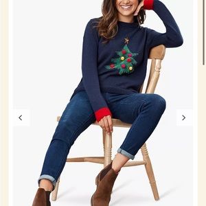 Joules Navy Christmas Sweater 6